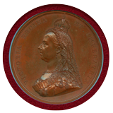 イギリス 1887年 銅メダル ヴィクトリア女王即位50周年記念 NGC MS63BN
