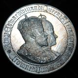 【SOLD】イギリス 1902年 エドワード7世 コロネーション銀メダル PCGS SP65