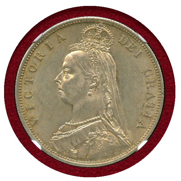 通販 1887年/イギリス/MS62/ヴィクトリア/銀貨/1クラウン/NGC MS63 ...