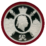 イギリス 2020年 ￡5 銀貨 ピエフォー ジョージ3世没後200年記念 PF70UC