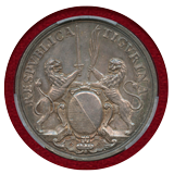 スイス チューリッヒ 1715年 銀メダル PCGS MS62