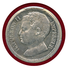 【SOLD】フランス 1816年 1フラン銀貨 試作貨(ESSAI) ナポレオン2世 SP62