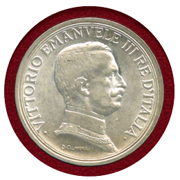 【SOLD】イタリア 1915R 2リレ 銀貨 エマヌエレ3世 クァドリガ