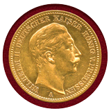 ドイツ プロイセン 1889A 20マルク 金貨 ヴィルヘルム2世