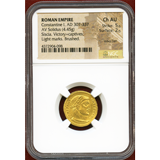 ローマ帝国 307-337年 ソリダス 金貨 コンスタンティヌス1世 NGC Ch AU