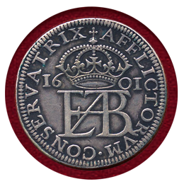 イギリス (1601-02) グロート銀貨 エリザベス1世 コピー版