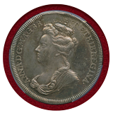 イギリス ND(1702年)  アン女王即位記念 銀メダル PCGS MS61