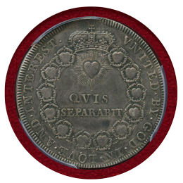 イギリス ND(1702年)  アン女王即位記念 銀メダル PCGS MS61