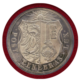 スイス ジュネーブ 1848年 10フラン 銀貨 NGC MS62