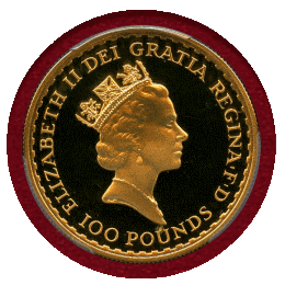 イギリス 1987年 100ポンド 金貨 ブリタニア PCGS PR70DCAM