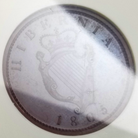 【SOLD】アイルランド 1805年 ペニー プルーフ銅貨 ジョージ3世 NGC PF64BN