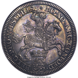 オランダ 西フリースラント 1673年 デュカトン銀貨 シルバーライダー NGC MS61