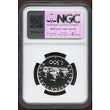 イタリア 1987R 500リレ 銀貨 コロンブスの船 NGC PF69UC