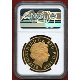 イギリス 1999年 5ポンド 金貨 ダイアナ NGC PF69UCAM