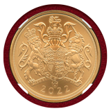 イギリス 2022年 ￡5 金貨 エリザベス女王プラチナジュビリー NGC MS70Matte