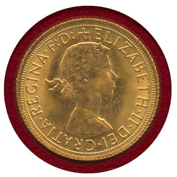 JCC | ジャパンコインキャビネット / イギリス 1966年 ソブリン 金貨 エリザベス2世