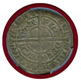 ベルギー  (1368-70)年 グロート銀貨 ルイ2世 PCGS AU53