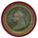 イギリス 1897年 銀メダル ヴィクトリア女王即位60周年記念 NGC MS64