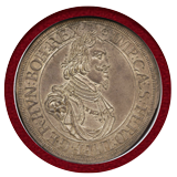 【SOLD】ドイツ アウグスブルク 1642年 ターラー 銀貨 都市景観 NGC MS62