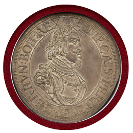 【SOLD】ドイツ アウグスブルク 1642年 ターラー 銀貨 都市景観 NGC MS62
