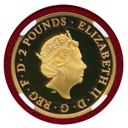 イギリス 2020年 2ポンド 金貨 メイフラワー号400周年記念 NGC PF70UC