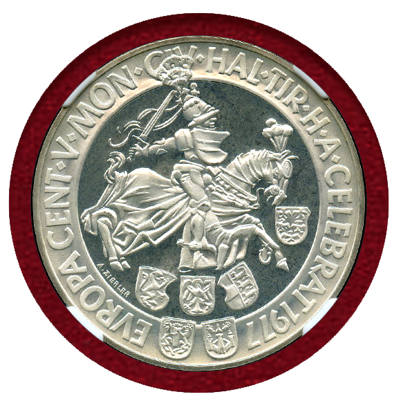 JCC | ジャパンコインキャビネット / オーストリア 1977年 100シリング銀貨 NGC PF67UCAMEO