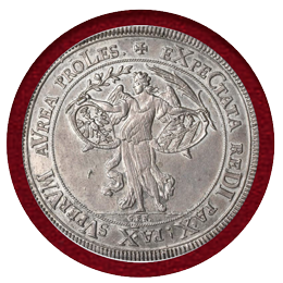 【SOLD】ドイツ ニュルンベルク 1696年 ターラー 銀貨 都市景観 NGC MS62