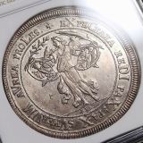 【SOLD】ドイツ ニュルンベルク 1696年 ターラー 銀貨 都市景観 NGC MS62