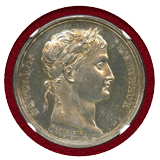 フランス 1804年 ナポレオン1世 戴冠記念(コロネーション) 銀メダルNGC MS63