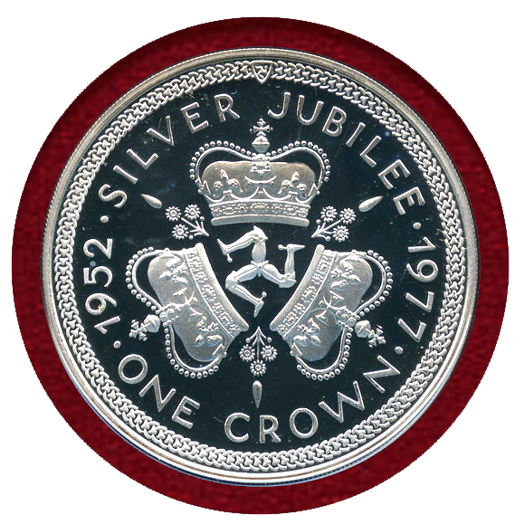 JCC | ジャパンコインキャビネット / 英領マン島 1977年 クラウン銀貨 