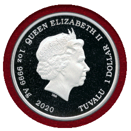 ツバル 2020年 1ドル 銀貨 プルーフ 007 ゴールデンアイ公開25周年記念