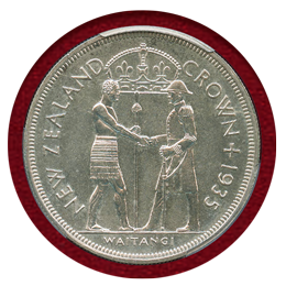 ニュージーランド 1935年 銀貨プルーフ6枚セット ワイタンギ条約 PCGS PR64
