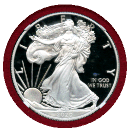 アメリカ 2020W $1 銀貨 シルバーイーグル NGC PF70UC Moyサイン
