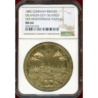 【SOLD】ドイツ 1882年 銅メダル ローテンブルク 都市景観 NGC MS64