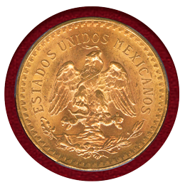 メキシコ 1922年 50ペソ 金貨 勝利の女神 PCGS MS63