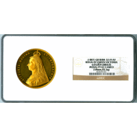 イギリス 1887年 金メダル ヴィクトリア女王即位50周年記念 NGC PF62CAMEO