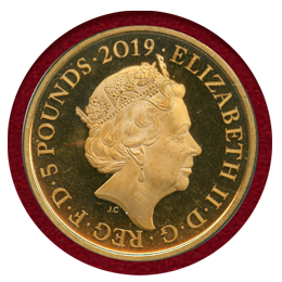イギリス 2019年 5ポンド 金貨 Trial of the Pyx NGC GEM PROOF
