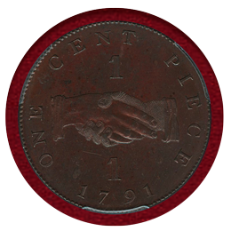 シエラレオネ 1791年 1セント 銅貨 ライオン NGC PR64BN