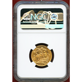 イギリス 1925年 ソブリン 金貨 ジョージ5世 NGC MS66