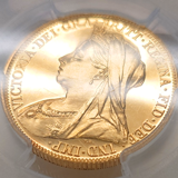 イギリス 1893年 ソブリン金貨 プルーフ ヴィクトリア女王 オールドヘッド PR62CAM