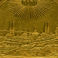 ドイツ ニュルンベルク 1698年 5ダカット 金貨 都市景観 女神立像 NGC MS62