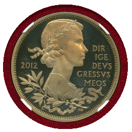イギリス 2012年 ￡5 銀貨 エリザベス2世即位60年記念  NGC PROOF DETAILS