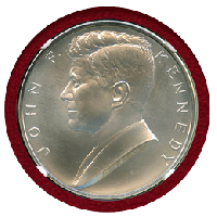 アメリカ 2015年 $1黄銅貨&銀メダル ジョン・F・ケネディ REV PF69/MS69 ER