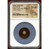 イオニア 紀元前625-522年 1/24ステーター 銀貨 NGC Ch VF