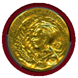 【SOLD】リヒテンシュタイン 1966年 金メダル フランツヨーゼフ2世 生誕60年記念 SP67