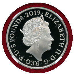 【SOLD】イギリス 2019年 ￡5 銀貨 ヴィクトリア生誕200年 NGC PF70UC FR