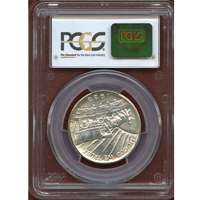 アメリカ 1928年 50セント 銀貨 オレゴン街道記念 PCGS MS64