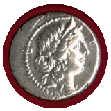 【SOLD】古代ローマ 紀元前47-46 デナリウス 銀貨 ジュリアス・シーザー