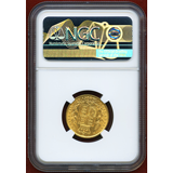 【SOLD】イギリス 1869年 ソブリン金貨 ヴィクトリア ヤングヘッド 紋章 NGC AU58