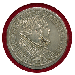 オーストリア 1626年 2ターラー 銀貨 レオポルト大公ご成婚記念